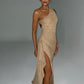 Genevieve Maxi Dress - Gold Sparkle