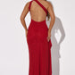 Genevieve Maxi Dress - Red Sparkle