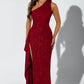 Genevieve Maxi Dress - Red Sparkle