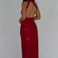 Genevieve Maxi Dress - Red Sparkle