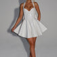 Georgette Mini Dress - Ivory