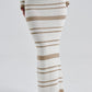 Georgia Maxi Skirt - Beige/White