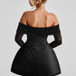 Georgianna Mini Dress - Black