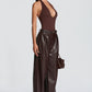 Glenda Pants - Plum Brown