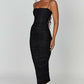 Gracie Maxi Dress - Black Sparkle