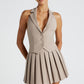 Gretchen Mini Skirt - Taupe