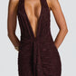 Guinevere Maxi Dress - Plum Brown