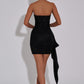 Hannah Mini Dress - Black Sparkle