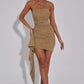 Hannah Mini Dress - Gold Sparkle