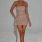 Hannah Mini Dress - Gold Sparkle