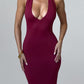 Harmonia Maxi Dress - Burgundy