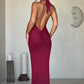 Harmonia Maxi Dress - Burgundy
