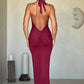 Harmonia Maxi Dress - Burgundy