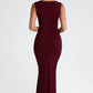 Helena Maxi Dress - Cherry Lacquer