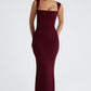 Helena Maxi Dress - Cherry Lacquer