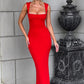 Helena Maxi Dress - Red