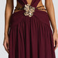 Indianna Maxi Dress - Cherry Lacquer