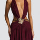 Indianna Maxi Dress - Cherry Lacquer