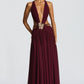 Indianna Maxi Dress - Cherry Lacquer