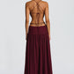 Indianna Maxi Dress - Cherry Lacquer