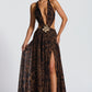 Indianna Maxi Dress - Leopard Print