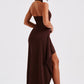Isadora Maxi Dress - Chocolate