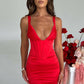 Izabella Mini Dress - Red