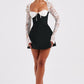 Jacinta Mini Dress - Black/White