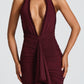 Janessa Maxi Dress - Cherry Lacquer