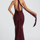 Janessa Maxi Dress - Cherry Lacquer