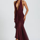 Janessa Maxi Dress - Cherry Lacquer