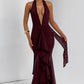 Janessa Maxi Dress - Cherry Lacquer