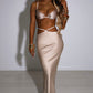 Jasmyn Maxi Skirt - Champagne