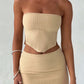 Jaz Mini Skirt - Beige
