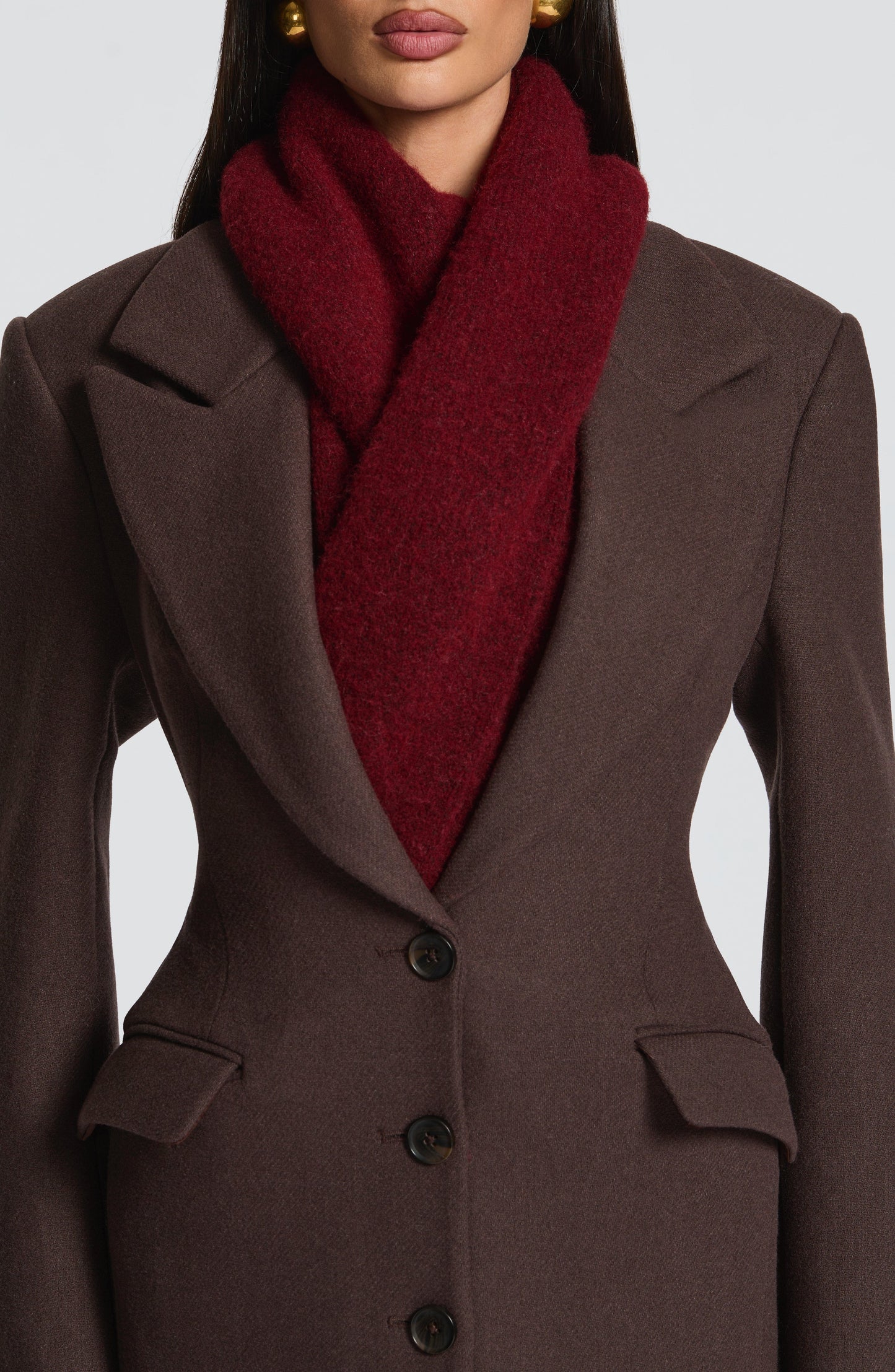 Jeanie Scarf - Burgundy