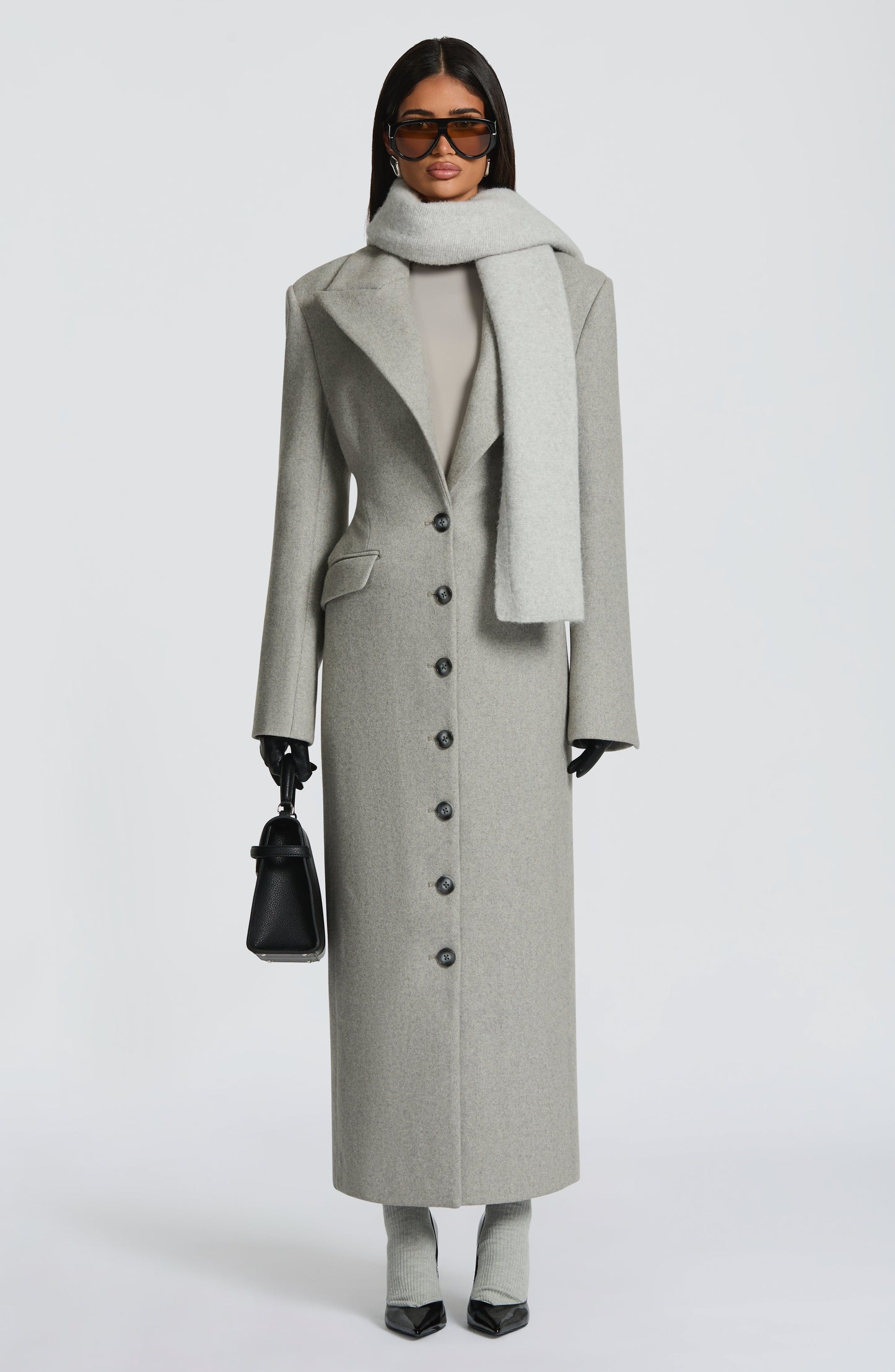 Jeanie Scarf - Light Grey