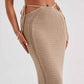Jia Maxi Skirt - Beige