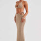 Jia Maxi Skirt - Beige