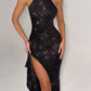 Joelle Maxi Dress - Black Sparkle