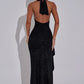 Joelle Maxi Dress - Black Sparkle