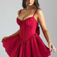 Josie Mini Dress - Red