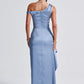 Juliene Maxi Dress - Dusty Blue