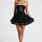Juno Mini Dress - Black/White