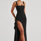 Katana Maxi Dress - Black
