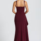 Katana Maxi Dress - Cherry Lacquer