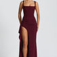 Katana Maxi Dress - Cherry Lacquer