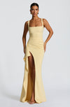 Katana Maxi Dress - Lemon