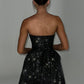 Katrina Mini Dress - Black Sparkle