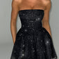 Katrina Mini Dress - Black Sparkle