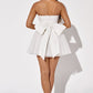 Katrina Mini Dress - Ivory Sparkle